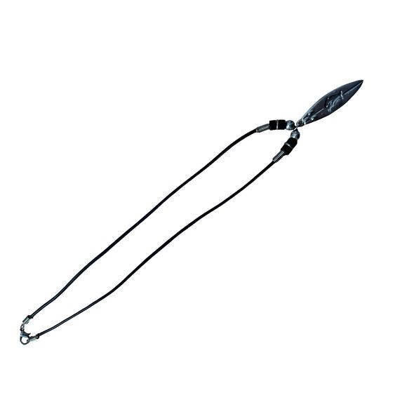 90s Paua Shell Dolphin Pendant Necklace - Picture 6 of 6